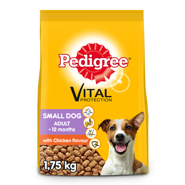 Pedigree Adult Dog Dry Food for Small Dogs with Chicken 1.75kg