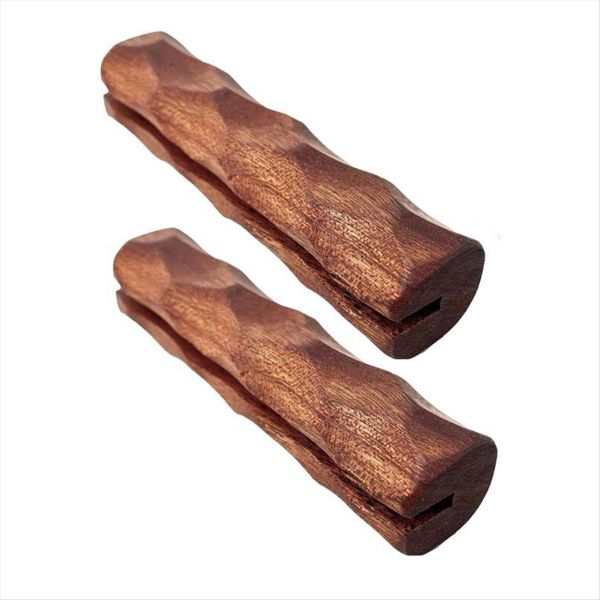 Wooden Bbq Pan Handle Anti Scald Heat Resistant Insulated Grip