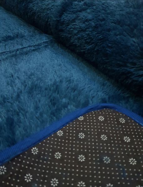 Large Premium Fluffy Carpet/Rug - Blue