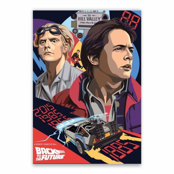 Back To The Future Movie Poster - A1
