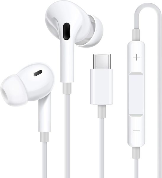Type-C Wired Earphones High-Fidelity Sound with In-Line Microphone JH-081