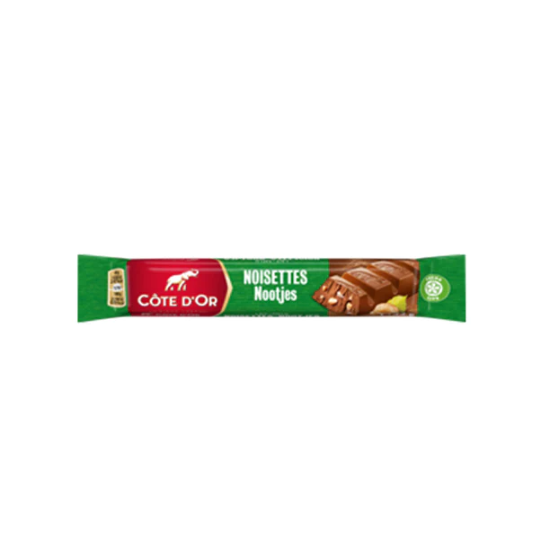Cote D'or Chocolate Bar Milk Nuts Bar Lait Melk Noisettes Nootjes (45g