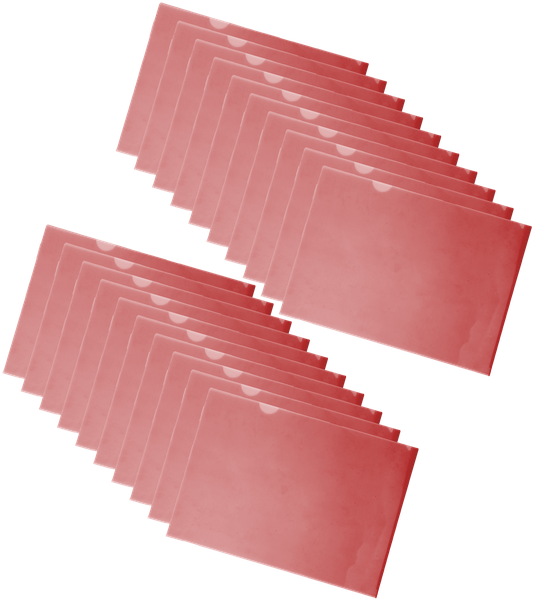 Secretarial Folders - A4 160 m (Red) X20
