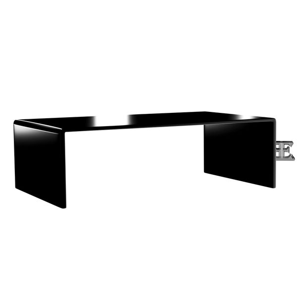 Ergo Black Acrylic 100mm Monitor Lift Screen Stand