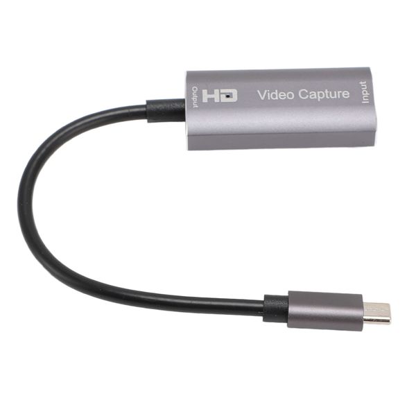 USB-C to HDMI 4K Capture Card for OBS VLC Amcap