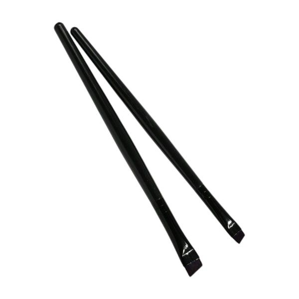 2 Piece - Eyebrow Angled Brush Set - Black