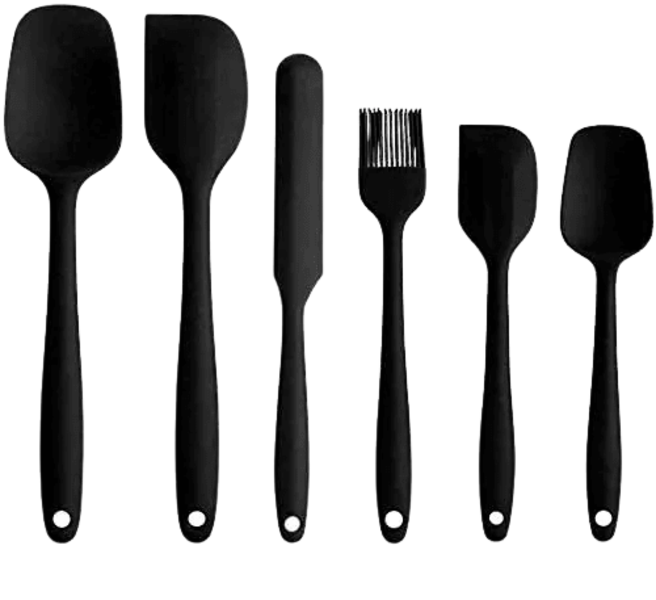 Set of 6 Silicone Kitchen Utensils For Baking/Mixing