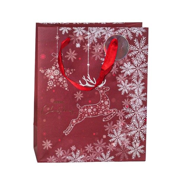 Red Merry Christmas Gift Bag