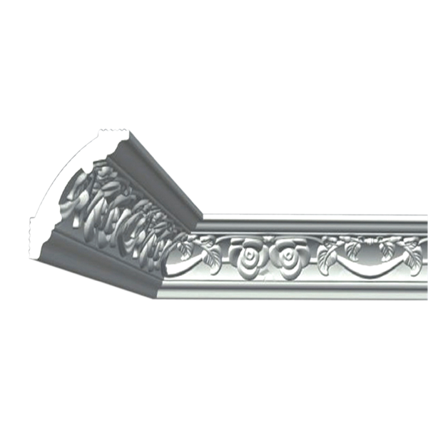Eps Cornice - Rosetta - 115Mm - 2Metre - 3 Pieces
