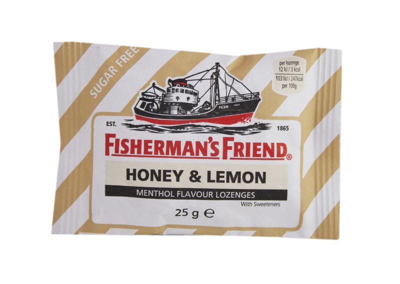 Fisherman's Friend Sugar Free - Honey &amp; Lemon 24 x 25g