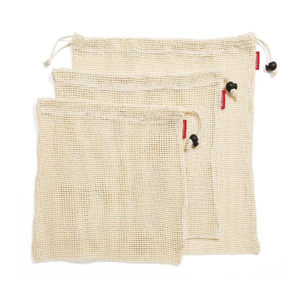 Zassenhaus Fruit &amp; Vegetable Bags - Set of 3, Small, Medium &amp; Large