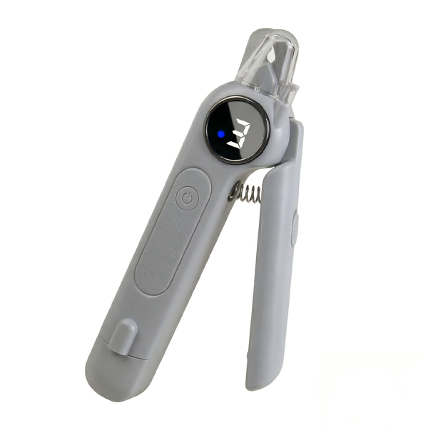 Premium 2-in-1 Electric Pet Nail Clipper Grinder Dual LEDs LCD 3-Speed