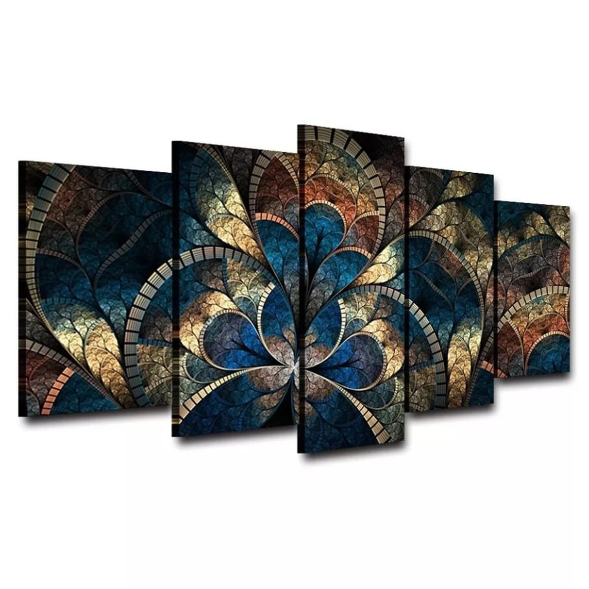 Relaxing Fractal Flower Canvas Wall Art | Buy Online in South Africa ...