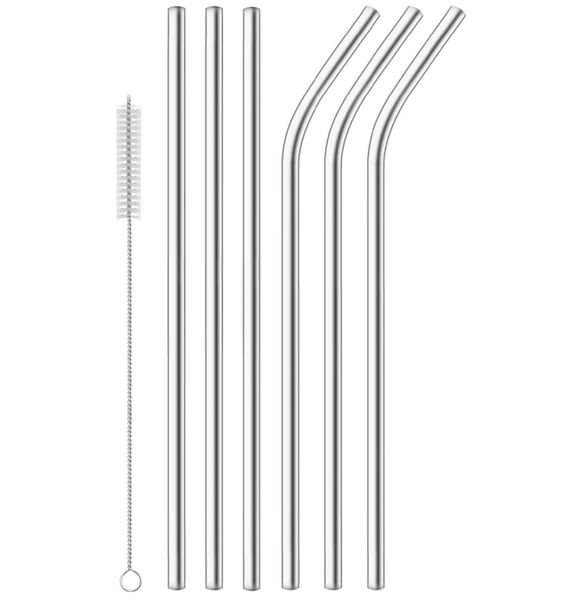 Replacement Straws, Stainless Steel Straws, Extra Long 12 Inch Compatible