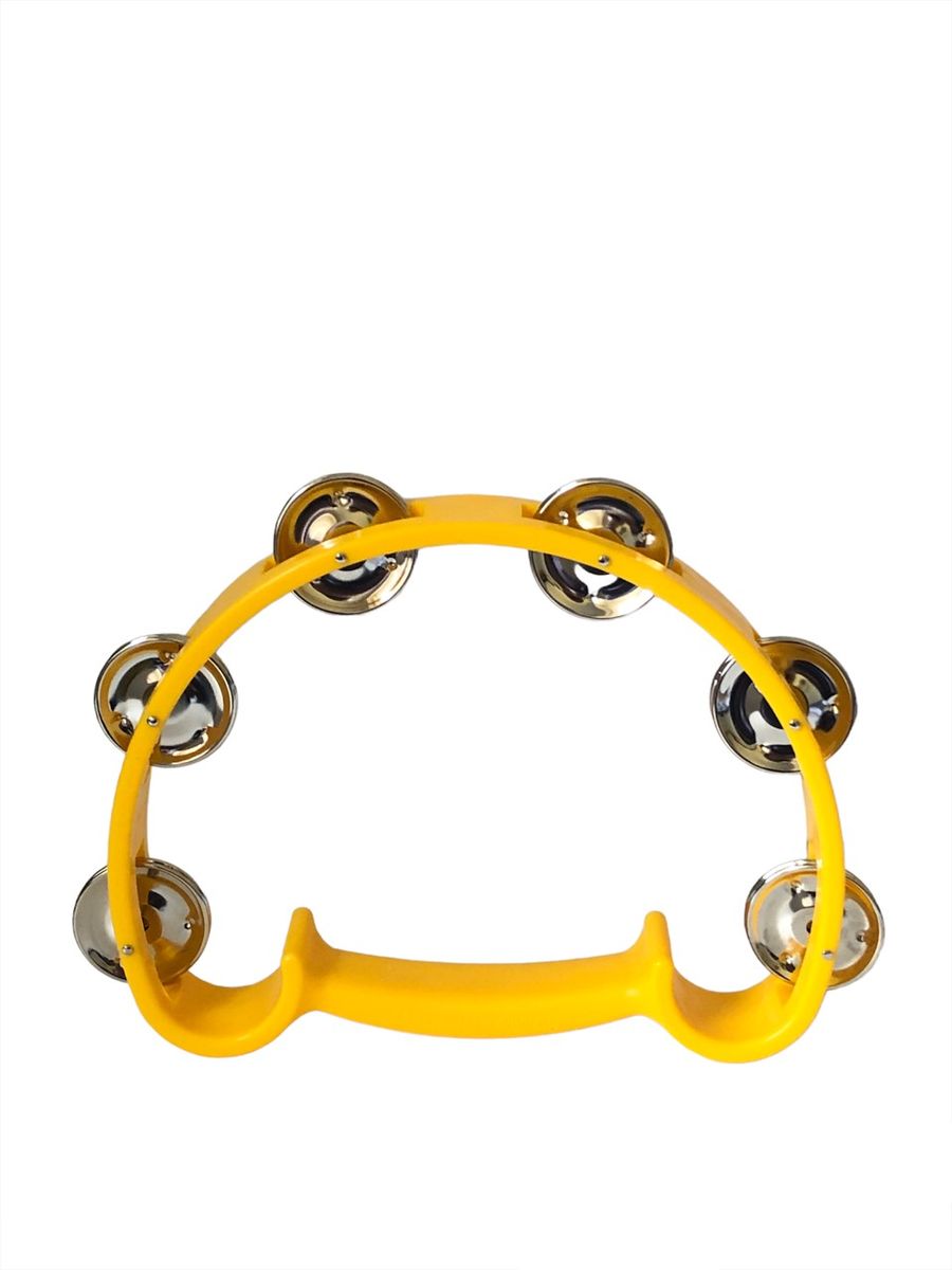 Tambourine Half Moon Vibrant Colours for Kids