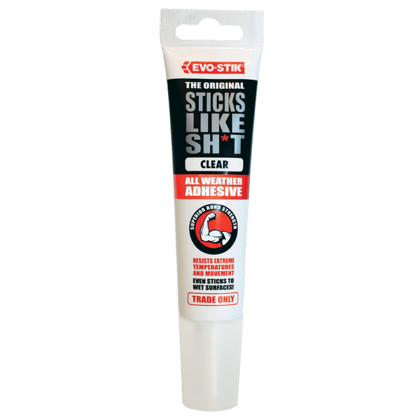 Evo-Stik Sticks Like ShxT 90Ml Clear - 4 Pack