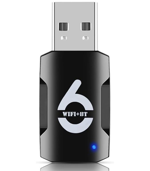 USB WiFi 6 Adapter Bluetooth5.3, 900Mbps WiFi Adapter for PC Laptop Desktop