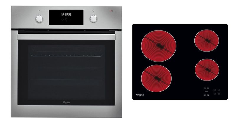 Whirlpool Akt 8090/ne + AKP 745 IX - Electric Hob &amp; Built In Electric Oven