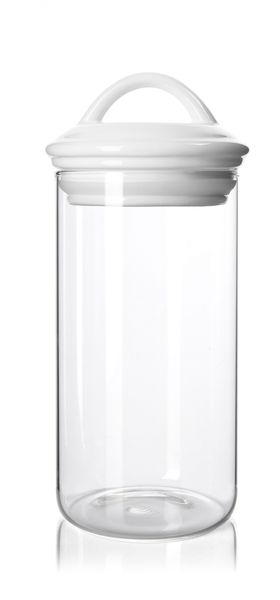 Olala Storage Jar 1300ml White