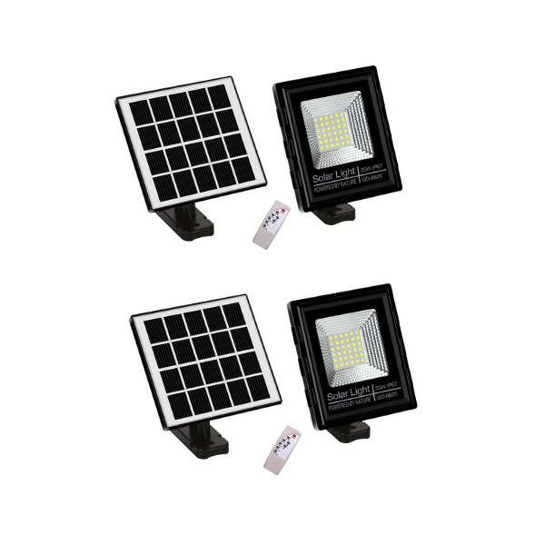 Pack of 2 - 40W Solar Flood Light | GD-8640