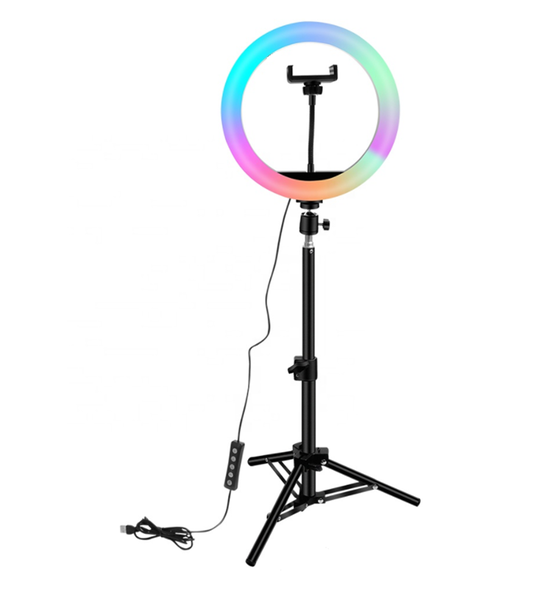 33cm / 13” RGB Ring light &amp; tripod