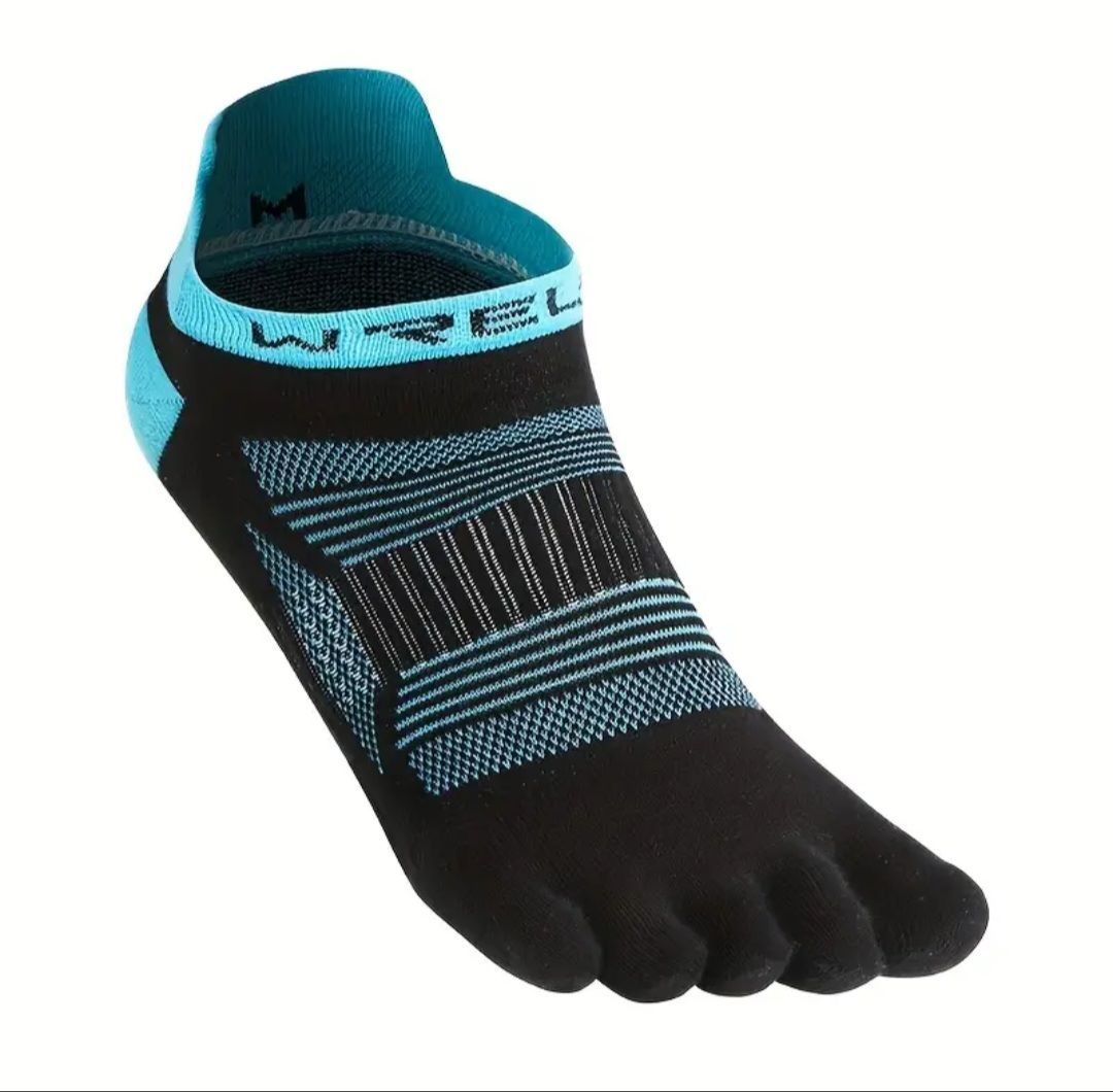 Breathable Anti Blister Five Finger Running/Sport Socks- Low Cut