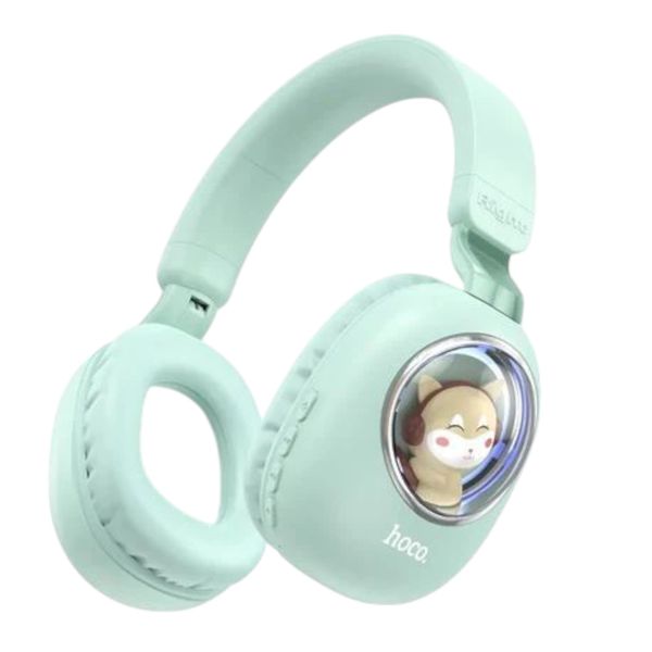 HOCO ESD11 Cute Luminous Wireless Bluetooth Headphones Foldable LED Light