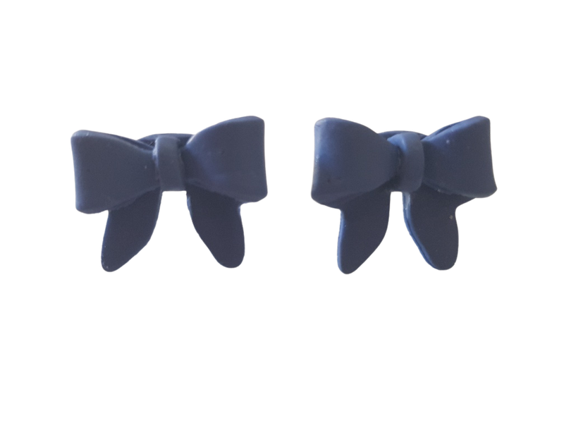 Mini Clay Bows Earrings