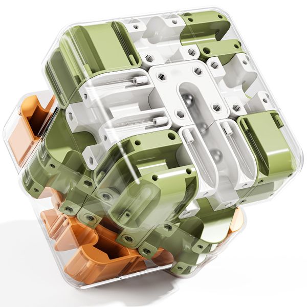 wangk 3D Cube Puzzle for Kids 5-8 8-12, Color Matched Game
