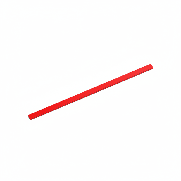 Red Magnetic Flexible Strip 1000mm x 20mm for Organizing