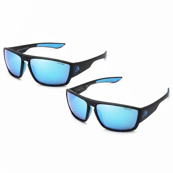 Dubere D370 Sunglasses Blue - 2 Pack