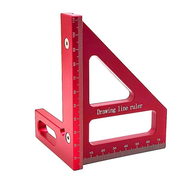 Woodworking Protractor Miter Triangle Ruler Right Angle Ruler