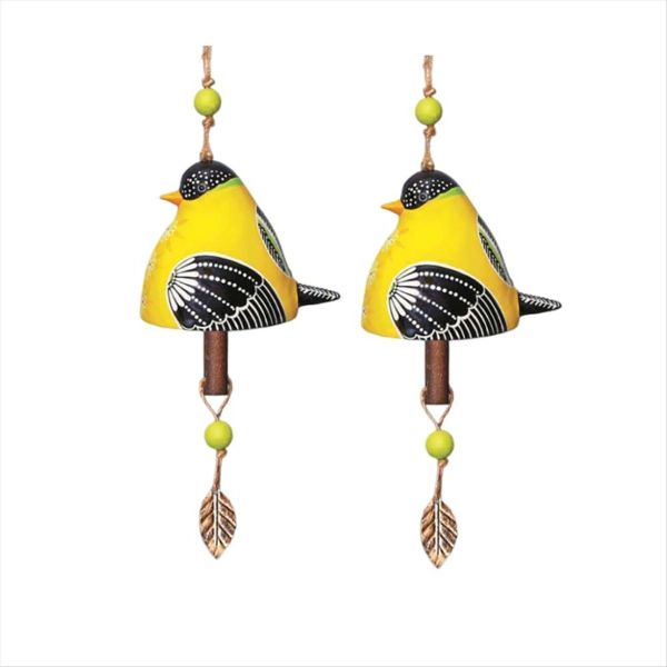 2Pcs Bird Song Bell Bird Song Bell Wind Chime Bird Song Bell E