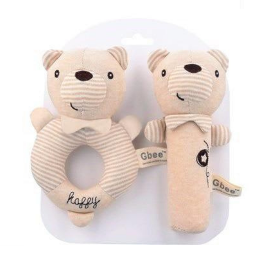 Ultra- Soft Baby Bear Rattles Set- Bear | Shop Today. Get it Tomorrow ...