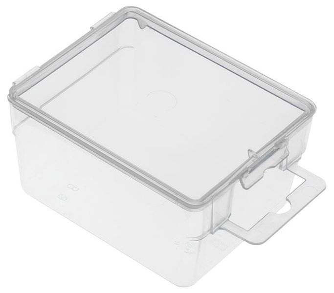 (B3) Storage Box, 1 Compartment, Transparent