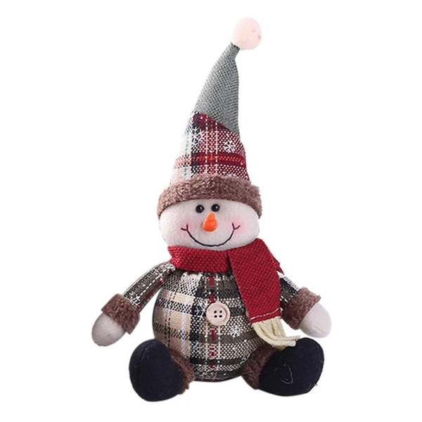 Christmas Snowman Doll - Decor and Tree Ornament