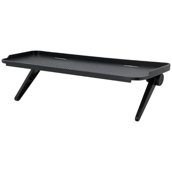 Clip-On TV Screen Top Shelf For Storage - Black