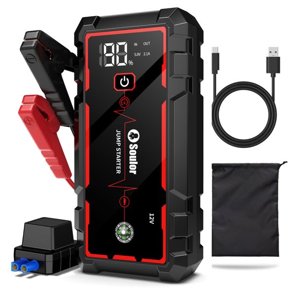 Portable Jump Starter - 12V, For Petrol &amp; Diesel