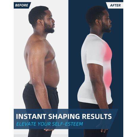 Man Slimming Body Shaper Shirt Tummy Compression Vest