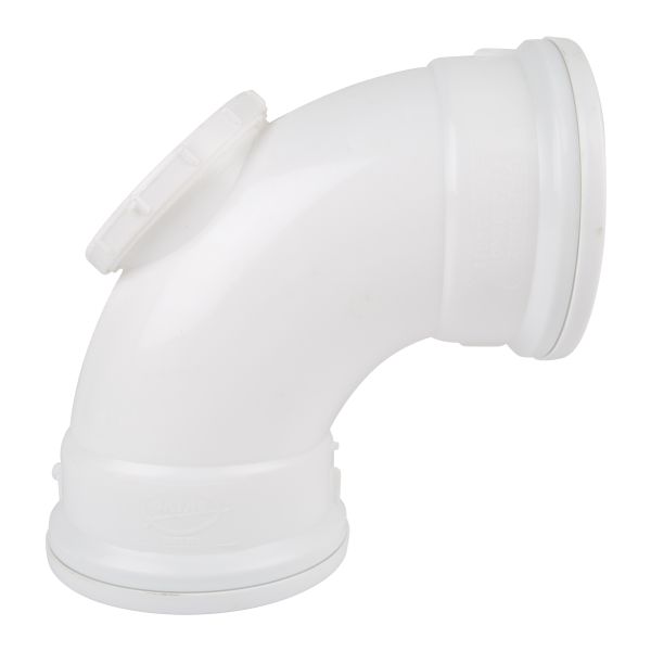 Polyprop Bend 90Deg Sv I.E 110Mm Satas - 3 Pack