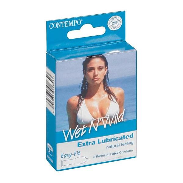 Contempo Wet &amp; Wild Extra Lubricated - 6 x 3’s