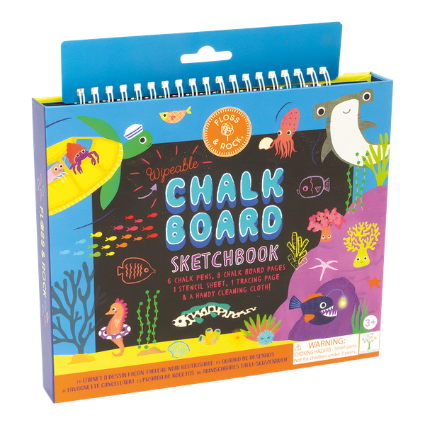 Floss and Rock Chalkboard Sketchbook Ocean