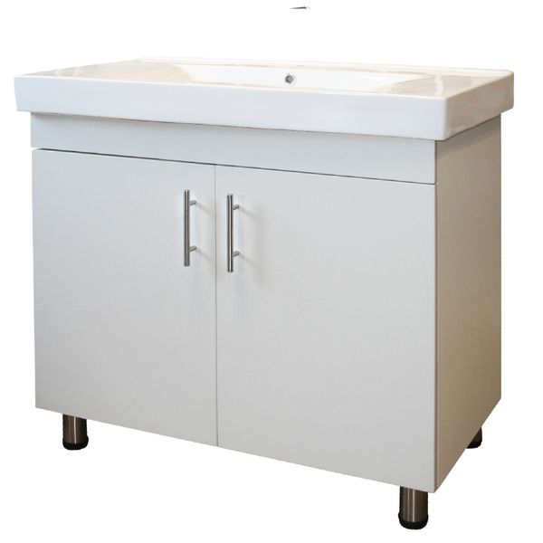 Andrea 900mm White Bathroom Vanity