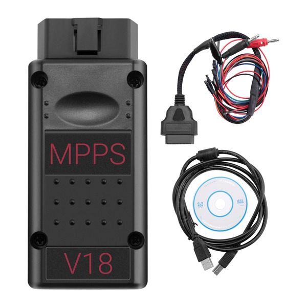Mpps V18 Obd2 Diagnostic Tool Main + Tricore + Compatible with Universal