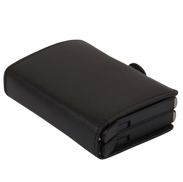 RFID Blocking Protected Aluminum Box PU leather Wallet.