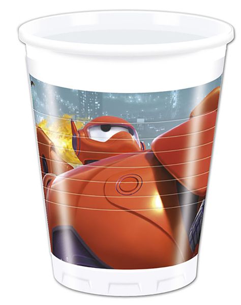 Big Hero 6 Plastic Cups 200ml