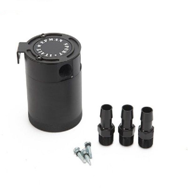 Oil Catch Tank 59ml 3 Port Baffled Alu