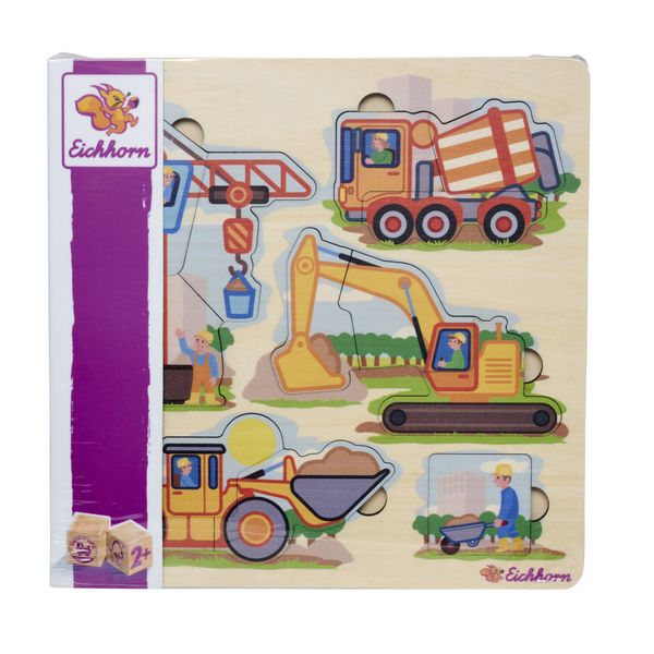 Eichhorn Construction Vehicles Puzzle