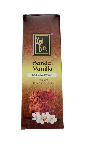 Zed Black Sandal Vanilla Premium Incense Sticks