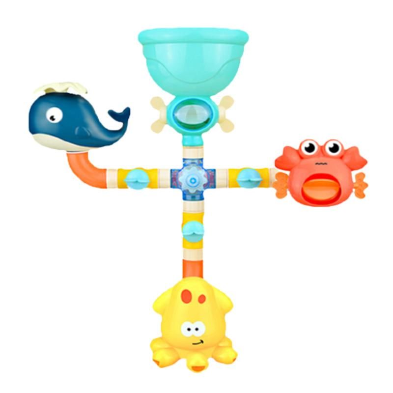 Baby Bath Toy Water Play Water Spraying Sprinkler Bathtub Toy Set Fun